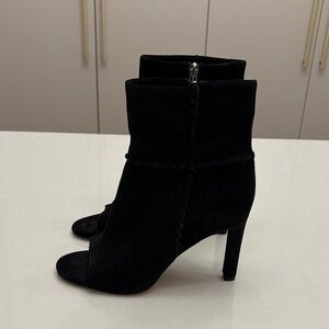 Vince Camuto  Black suede Women's Ankle Boots SASHANE 7.5 NWOB